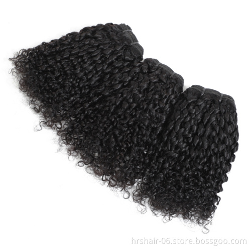 Hot Selling Double Drawn Virgin Funmi Hair pixie curl funmi hair